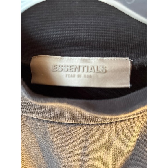 Fear of God Essentials 1977 Sweatshirt Iron Grey Mock Neck Pullover Mens L - Picture 2 of 4